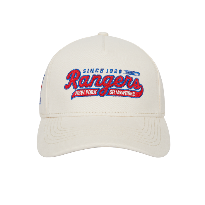 NYON x Rangers Since 1926 Off White Snapback - Image 3