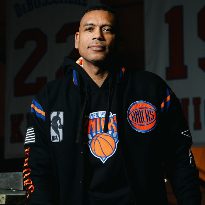 FISLL Knicks Black History Collection Varsity Jacket