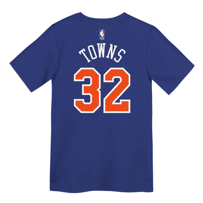 Kids Knicks Towns Name & Number Tee