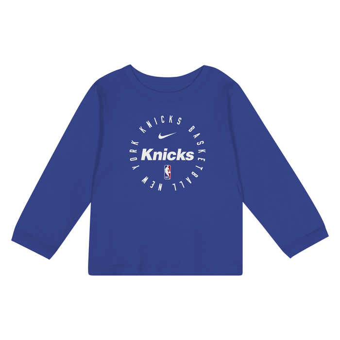 Toddler Nike Knicks Cotton Longsleeve Tee and Jogger Set - Image 2