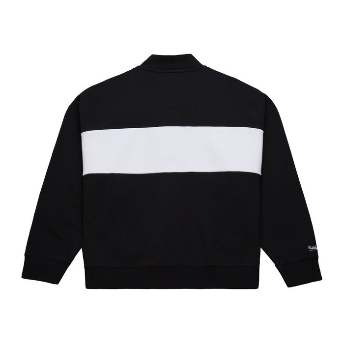 Women's Mitchell & Ness Rangers Black Quarter Zip - Image 5