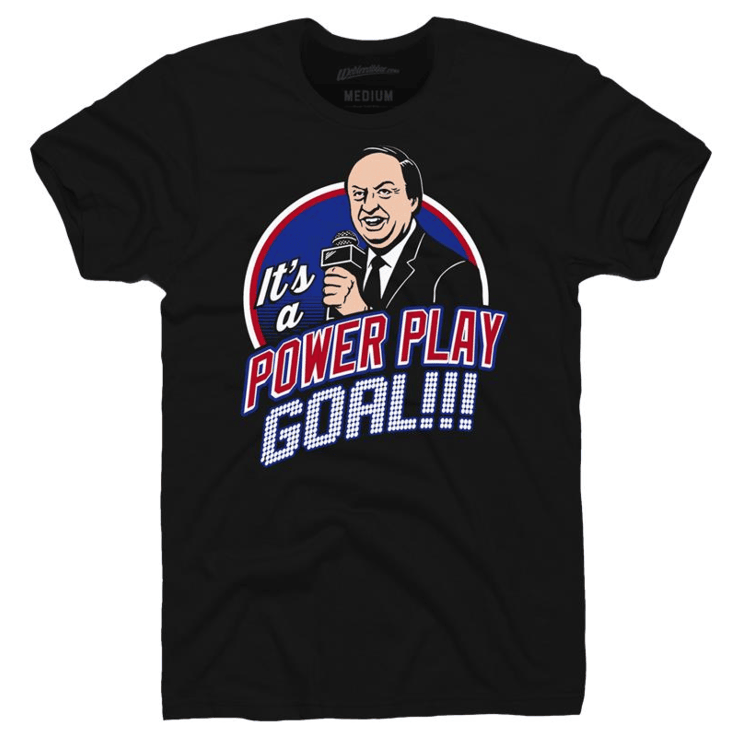 We Bleed Blue Rangers Sam Rosen Power Play Goal Tee